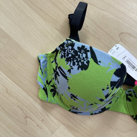 NEW La Senza Trocial Floral AOP Summer Remix Cotton Lightly Lined Demi Bra - Picture 4 of 15